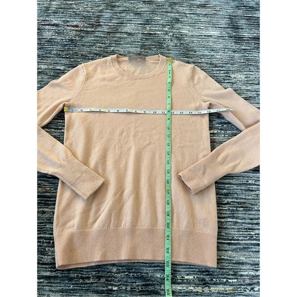 Everlane Womens Sweater Pink Pullover 100% Cashmere Crewneck size XS